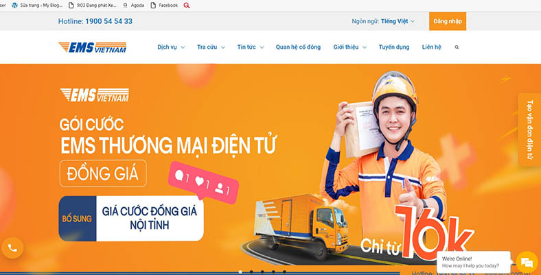 dịch vụ chuyển phát nhanh Hà Nội - EMS Việt Nam