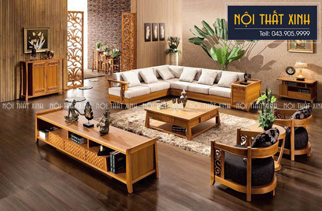 Sofa gỗ Hải Phòng -  Nội Thất Xinh