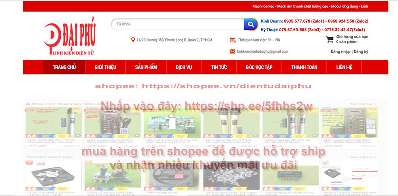 Cửa hàng điện tử Sài Gòn - Đại Phú